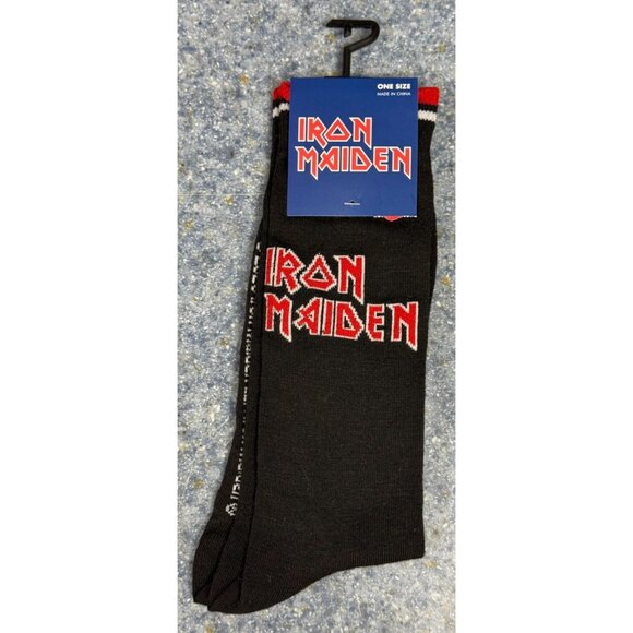 Iron Maiden Socks OZZY Official Merchandise Socks US ONE  Size 7-12 BRAND NEW - Picture 1 of 2